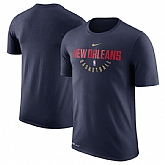 New Orleans Pelicans Navy Nike Practice Performance T-Shirt